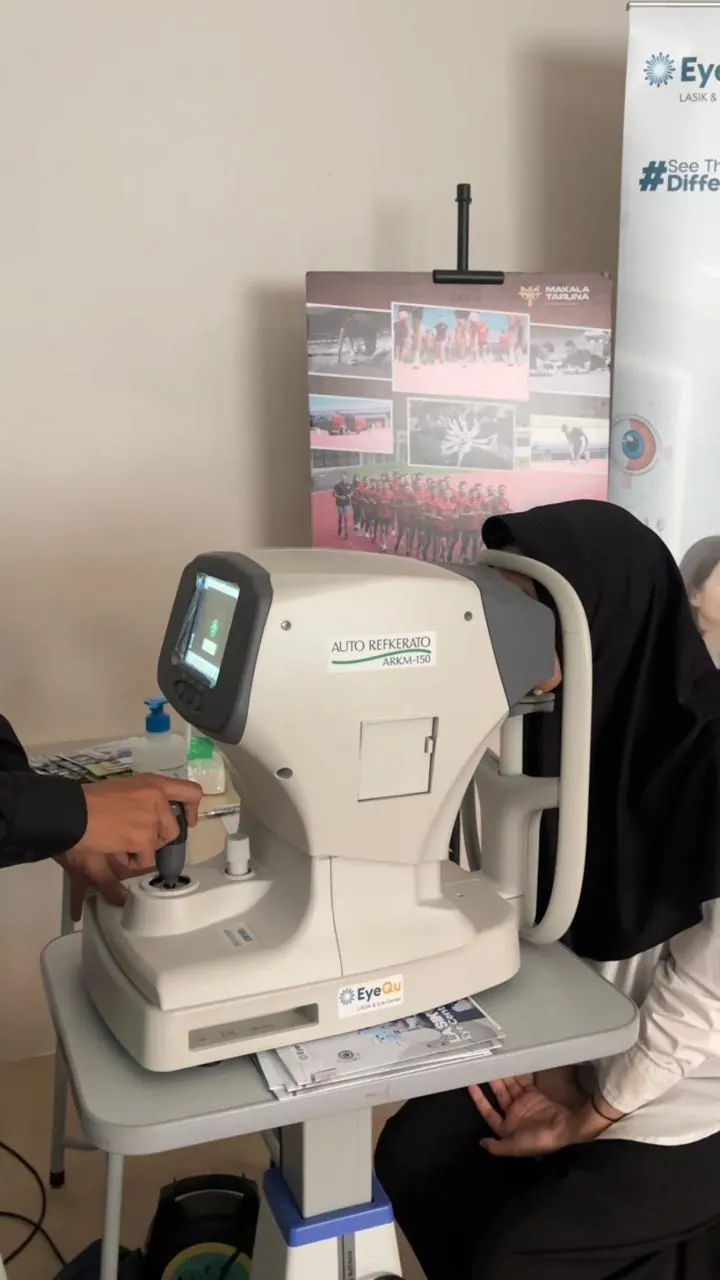 Pengecekan mata calon taruna