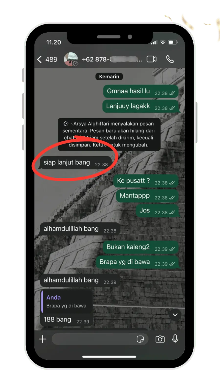Testimoni WhatsApp Elsa