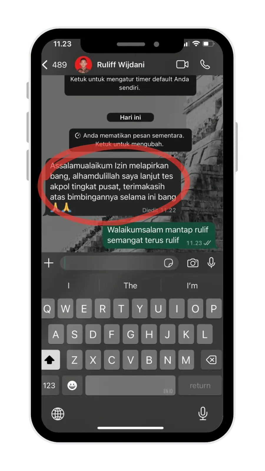Testimoni WhatsApp Raffa