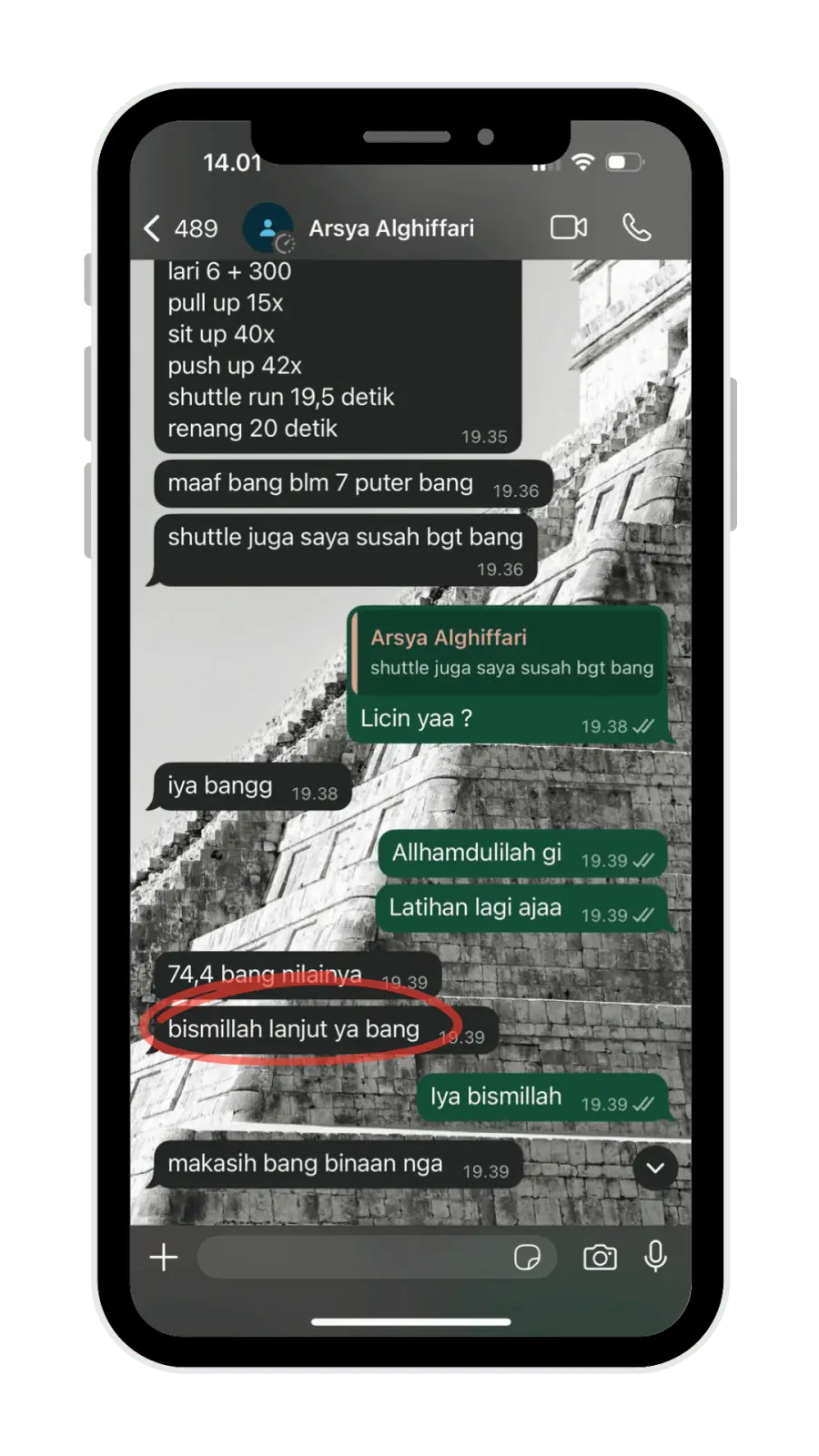 Testimoni WhatsApp Ruliff Wijdani